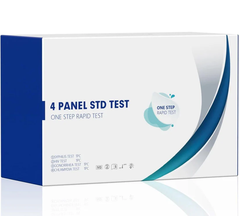 4 Panel STD Test Cassette
