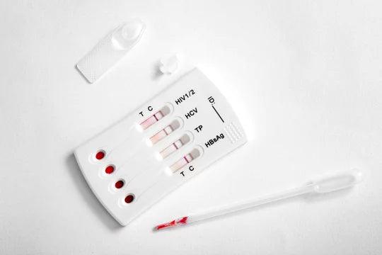 Additional view of 4 Panel STD Test Cassette